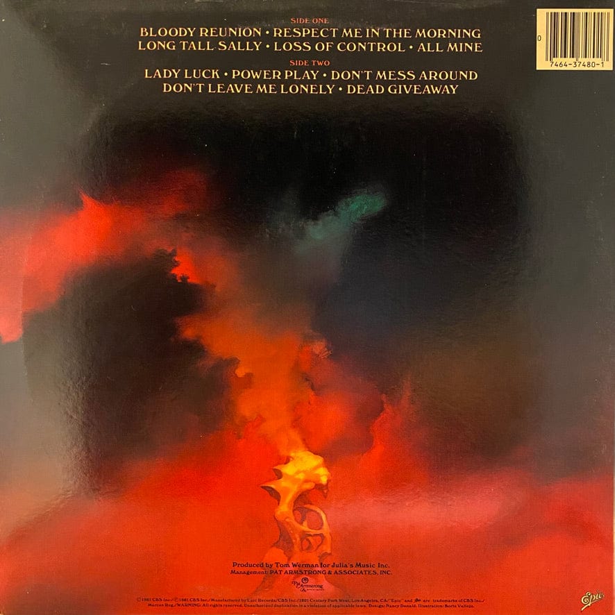 Molly Hatchet – Take No Prisoners LP USED VG++/VG - Image 2
