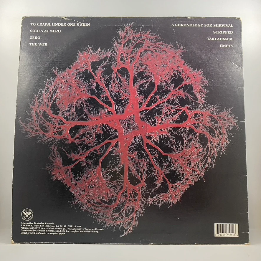 Neurosis – Souls At Zero LP USED Vinyl VG/VG - Image 2