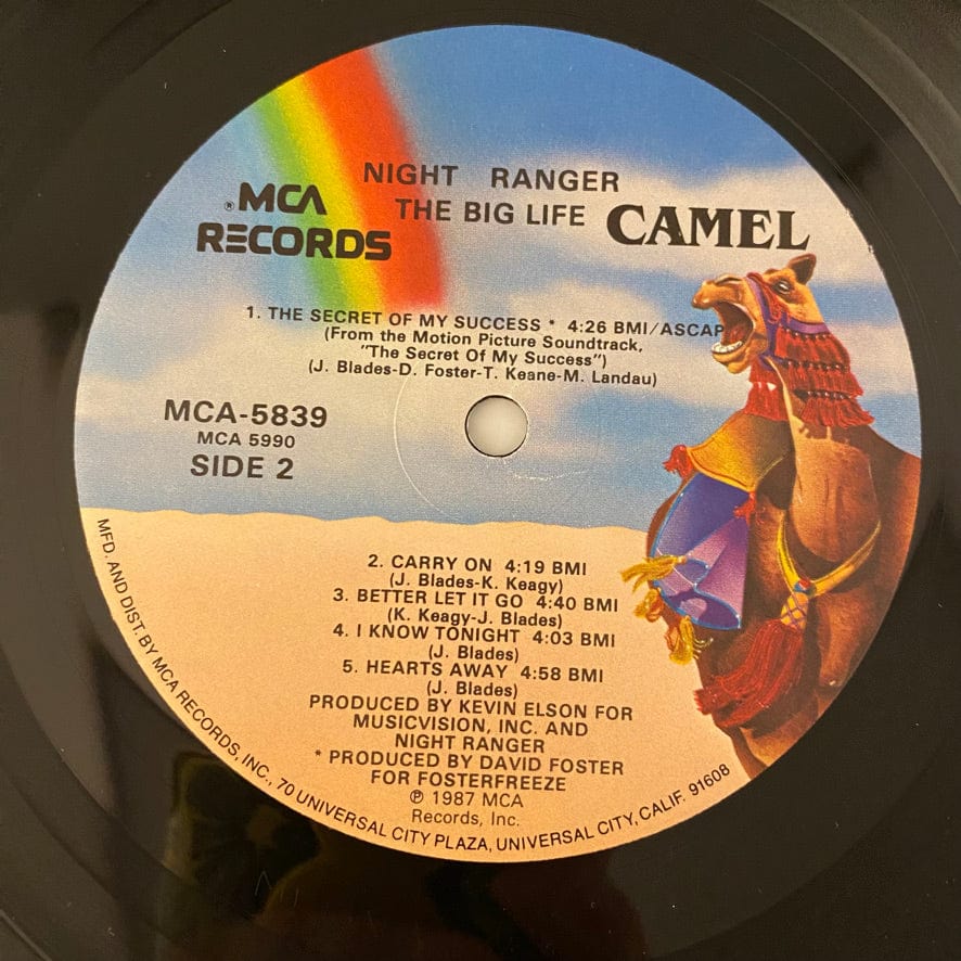 Night Ranger – Big Life LP USED VG+/VG+ - Image 4
