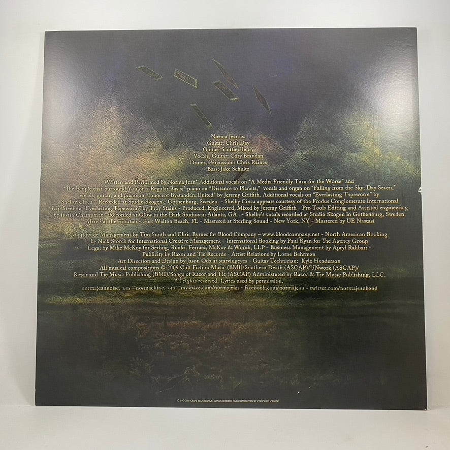Norma Jean – Meridional LP USED Vinyl NM/NM Color Vinyl - Image 4