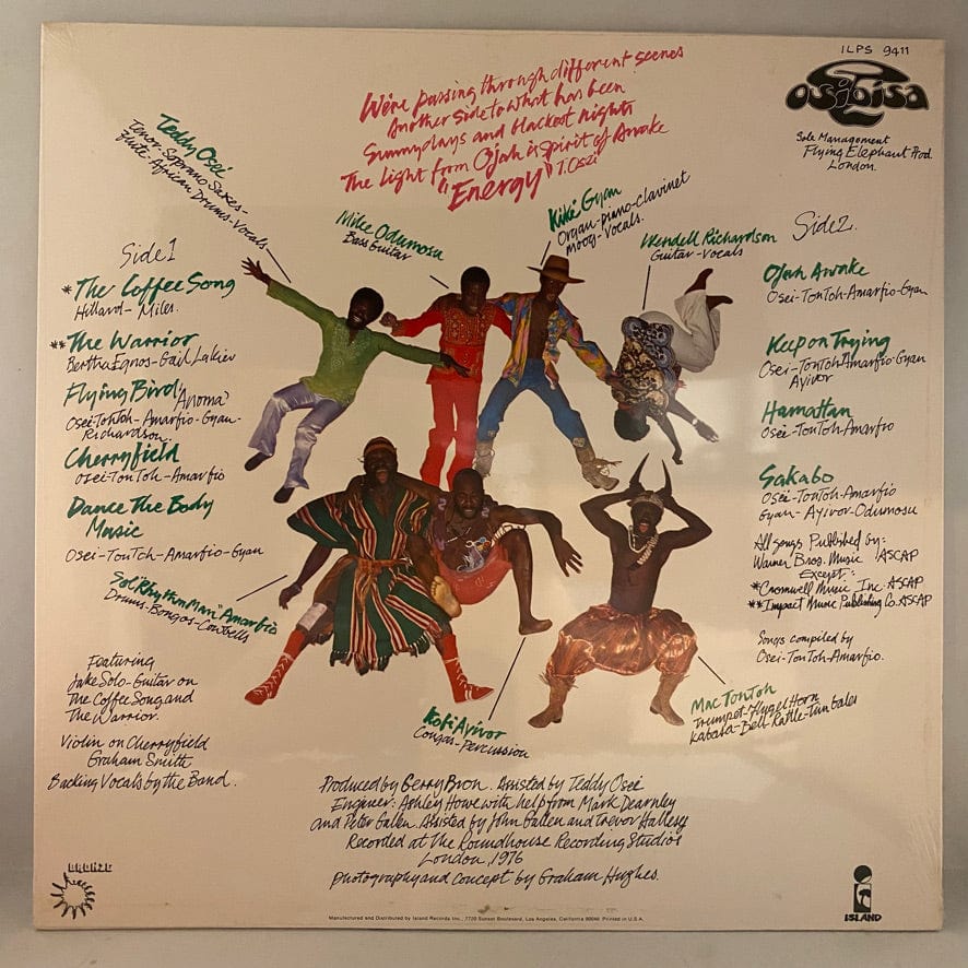 Osibisa – Ojah Awake LP USED NOS STILL SEALED - Image 2