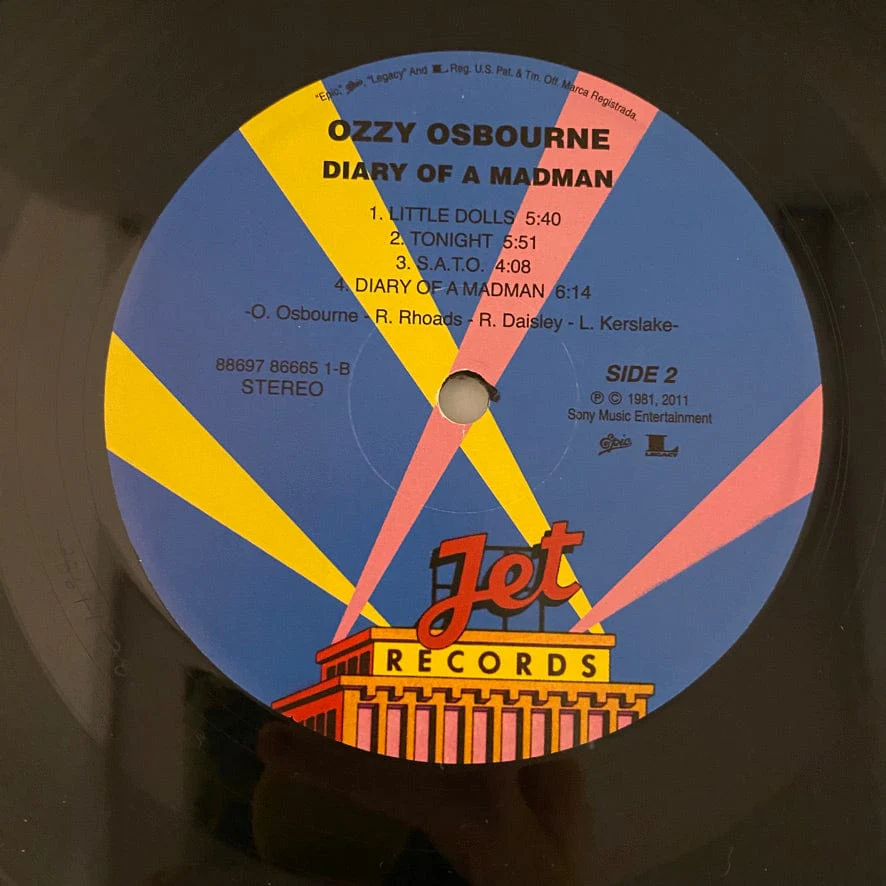 Ozzy Osbourne – Diary Of A Madman LP USED VG+/VG 2011 Pressing 30th Anniversary - Image 7