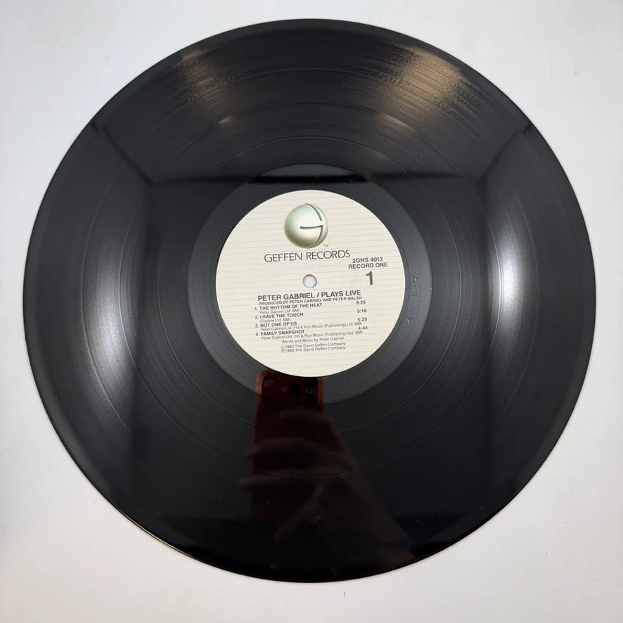Peter Gabriel – Plays Live LP USED Vinyl VG+/VG+ - Image 3