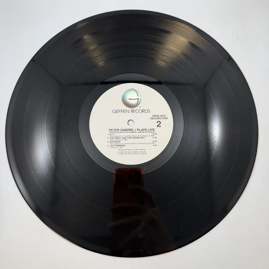 Peter Gabriel – Plays Live LP USED Vinyl VG+/VG+ - Image 4