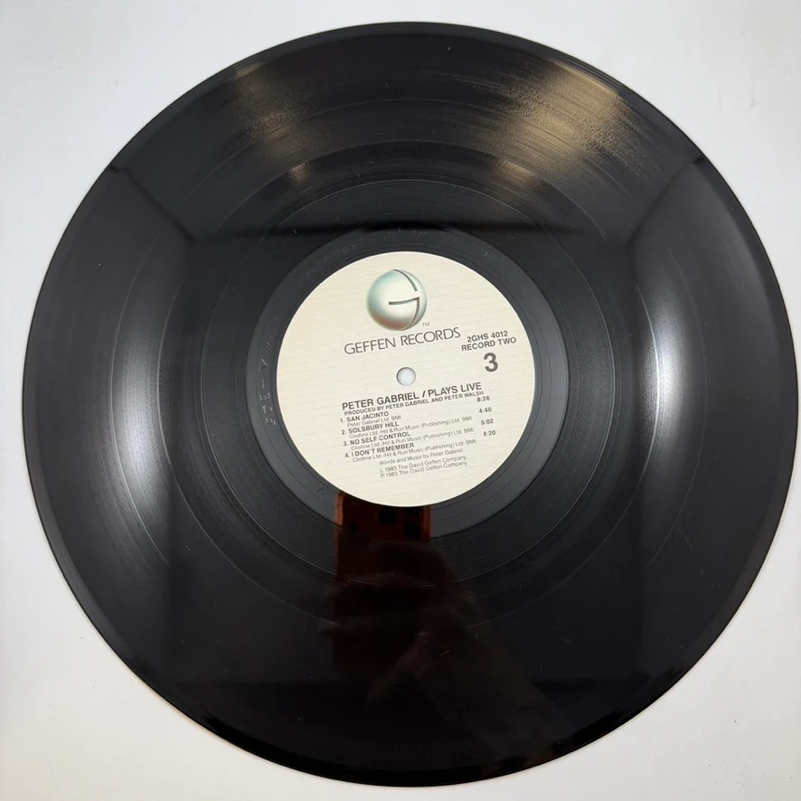 Peter Gabriel – Plays Live LP USED Vinyl VG+/VG+ - Image 5