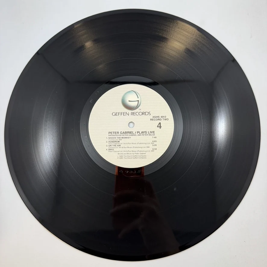 Peter Gabriel – Plays Live LP USED Vinyl VG+/VG+ - Image 6
