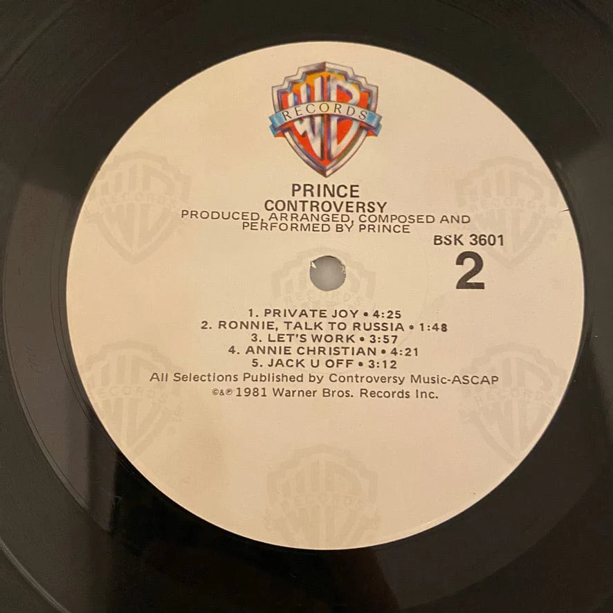 Prince – Controversy LP USED VG++/VG+ - Image 7