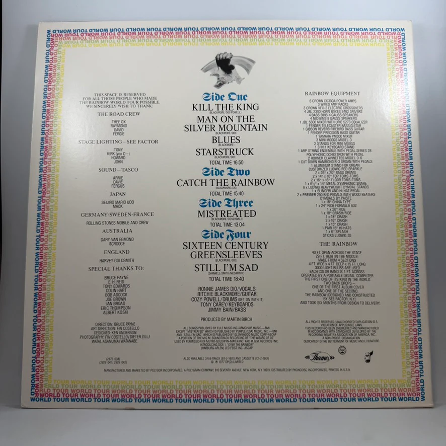 Rainbow – On Stage LP USED Vinyl NM/VG+ - Image 2