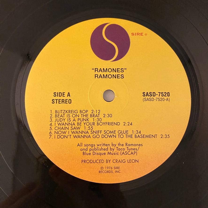 Ramones – Ramones LP USED VG+/VG 2001 Pressing - Image 3
