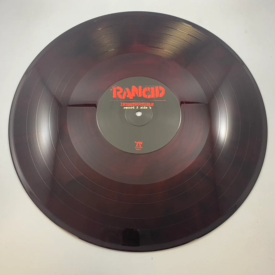 Rancid – Indestructible LP USED Vinyl VG+/VG+ Color Vinyl - Image 8