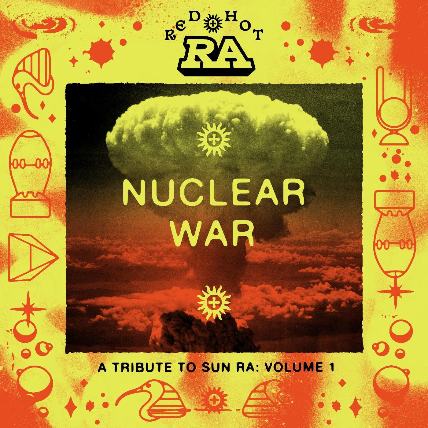 Red Hot & Ra - Nuclear War 2LP NEW SPLATTER VINYL