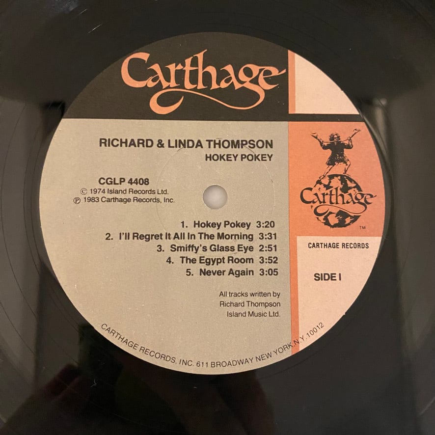 Richard & Linda Thompson – Hokey Pokey LP USED VG++/VG++ 1983 Pressing - Image 3