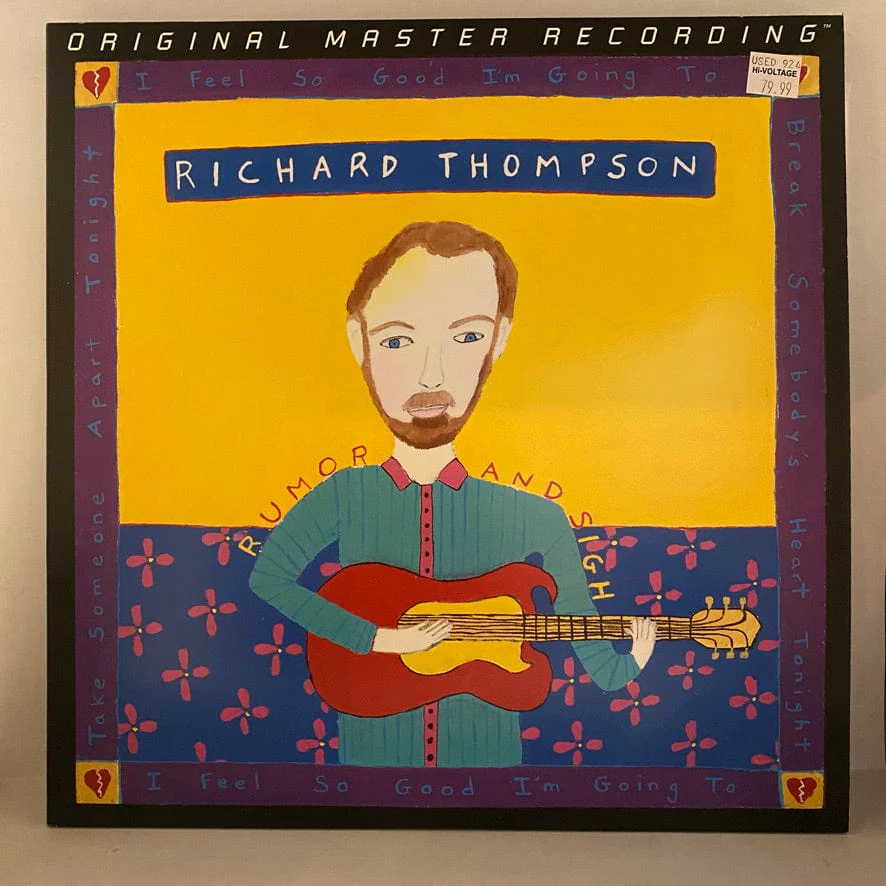 Richard Thompson – Rumor And Sigh 2LP USED NM/VG++ 2017 MFSL 180 Gram Numbered