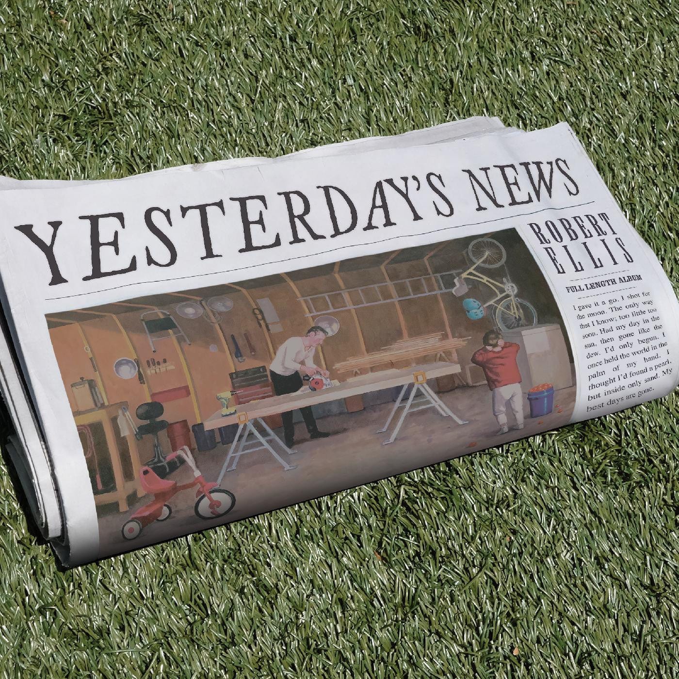 Robert Ellis - Yesterday's News LP NEW Colored Vinyl