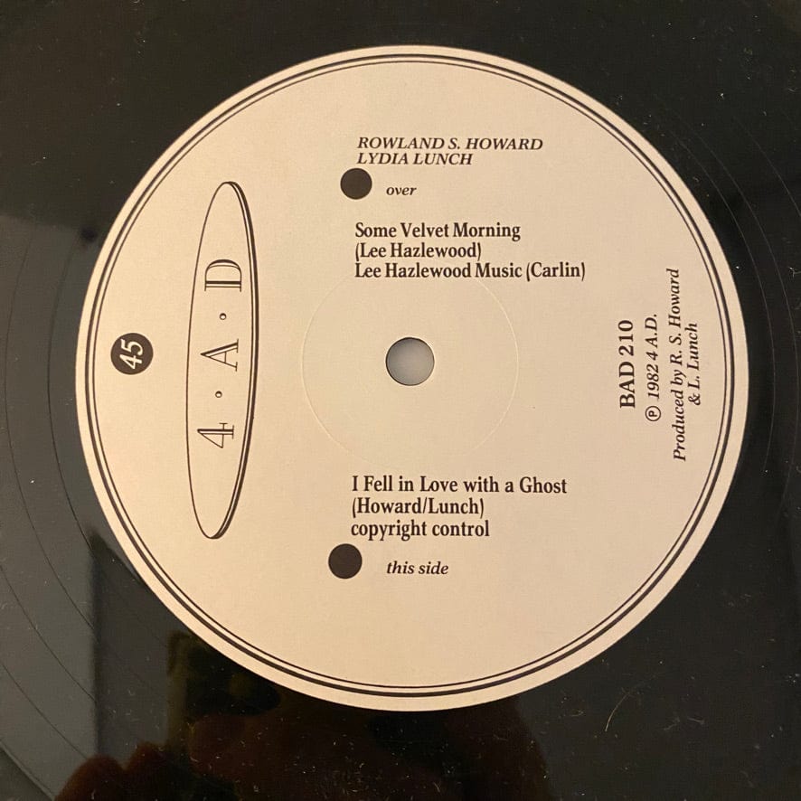 Rowland S. Howard / Lydia Lunch – Some Velvet Morning 12" USED VG++/VG 1982 UK Pressing - Image 6
