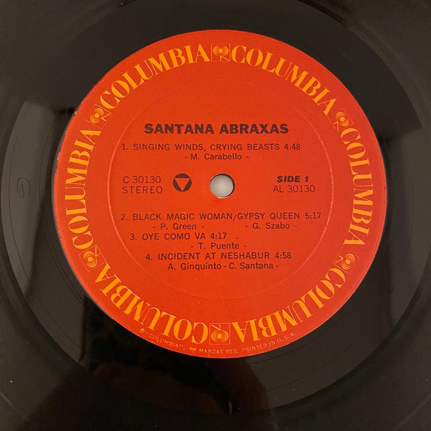 Santana – Abraxas LP USED NM/VG++ - Image 3