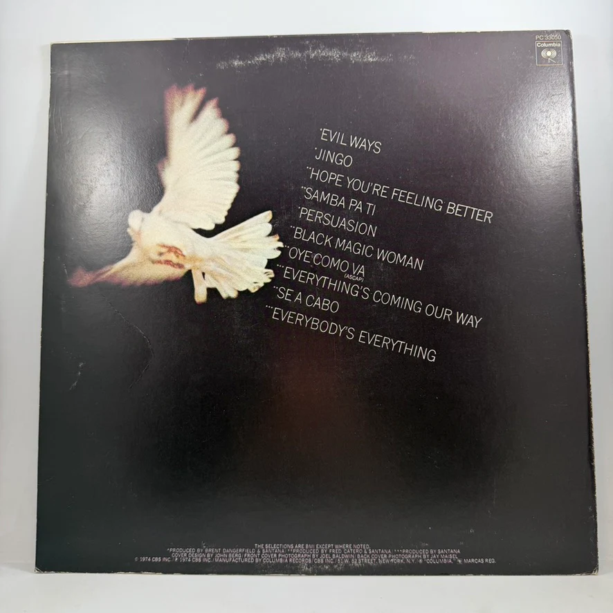 Santana – Santana's Greatest Hits LP USED VInyl VG+/VG+ - Image 2