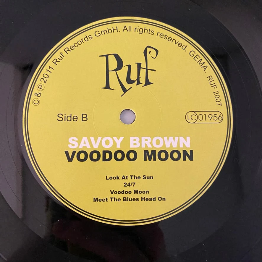 Savoy Brown – Voodoo Moon LP USED NM/NM Signed - Image 4
