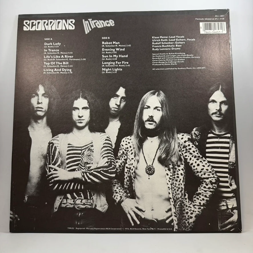 Scorpions – In Trance LP USED Vinyl VG++/VG+ - Image 2