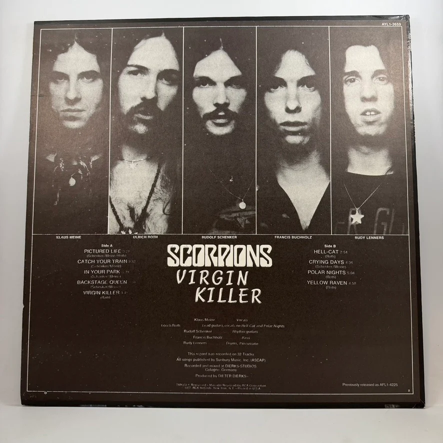 Scorpions – Virgin Killer LP USED Vinyl NM/VG+ - Image 2
