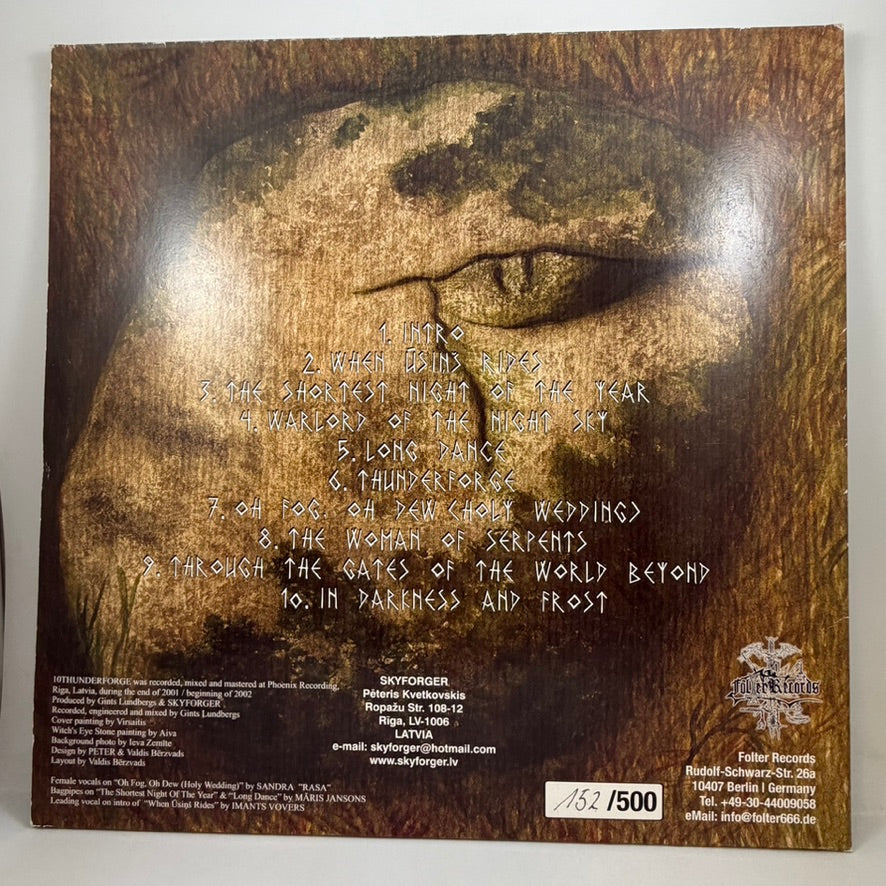 Skyforger – Thunderforge LP USED Vinyl VG++/VG - Image 2