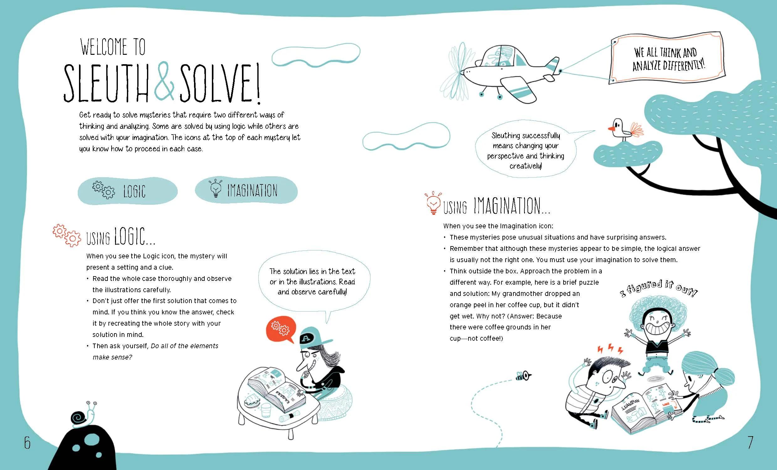 Sleuth & Solve: 20+ Mind-Twisting Mysteries: (Mystery Book for Kids and Adults, Puzzle and Brain Teaser Book for All Ages) by Ana Gallo, Victor Escandell - Image 3