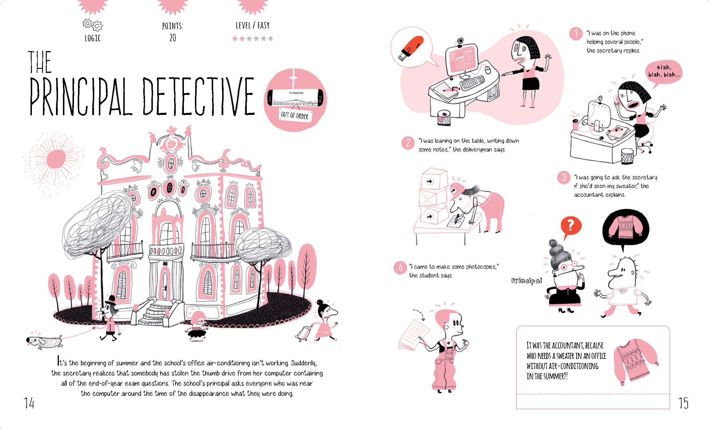 Sleuth & Solve: 20+ Mind-Twisting Mysteries: (Mystery Book for Kids and Adults, Puzzle and Brain Teaser Book for All Ages) by Ana Gallo, Victor Escandell - Image 9