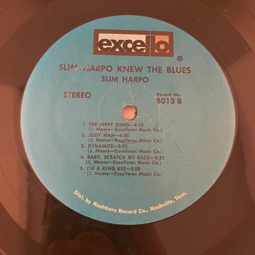 Slim Harpo – Slim Harpo Knew The Blues LP USED VG++/VG+ - Image 4