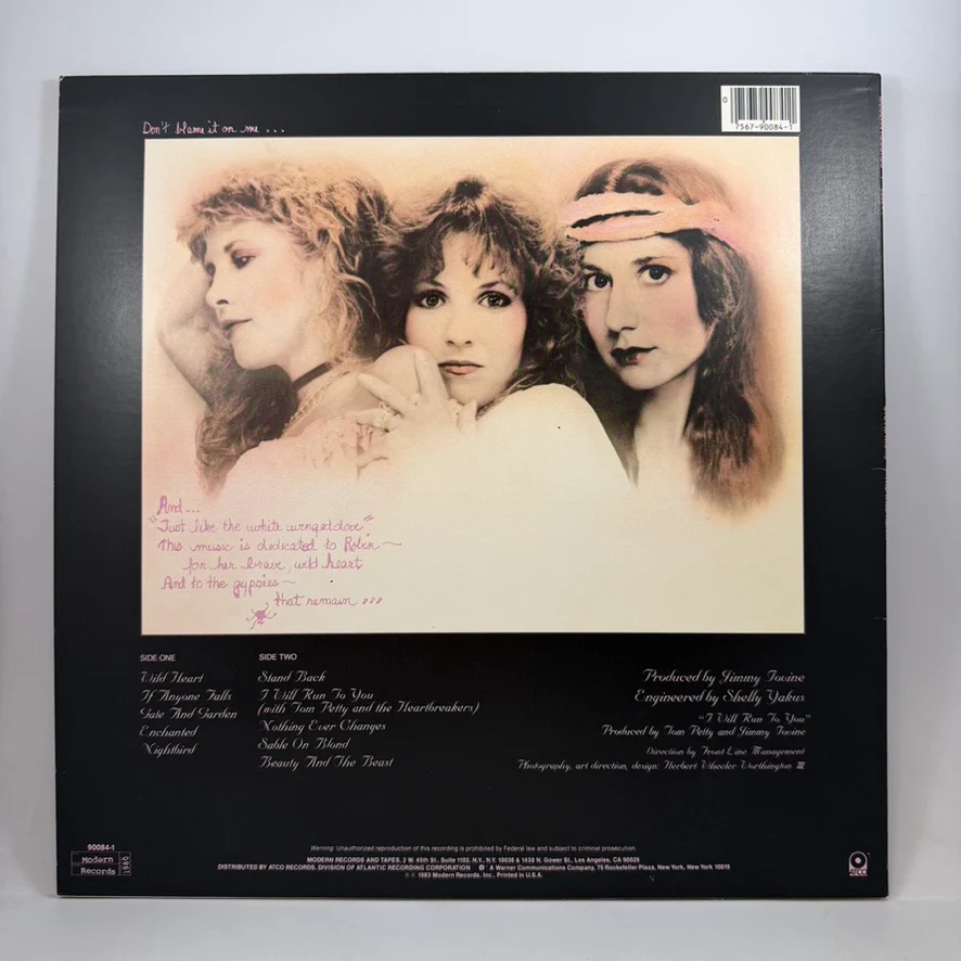 Stevie Nicks – The Wild Heart LP USED Vinyl NM/NM - Image 2