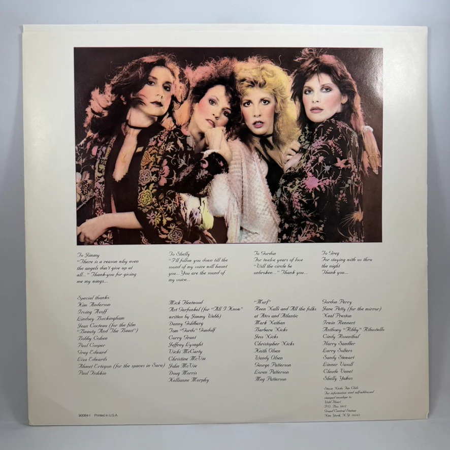 Stevie Nicks – The Wild Heart LP USED Vinyl NM/NM - Image 3