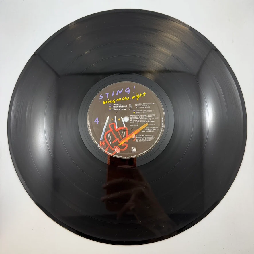 Sting – Bring On The Night LP USED Vinyl NM/VG++ - Image 4