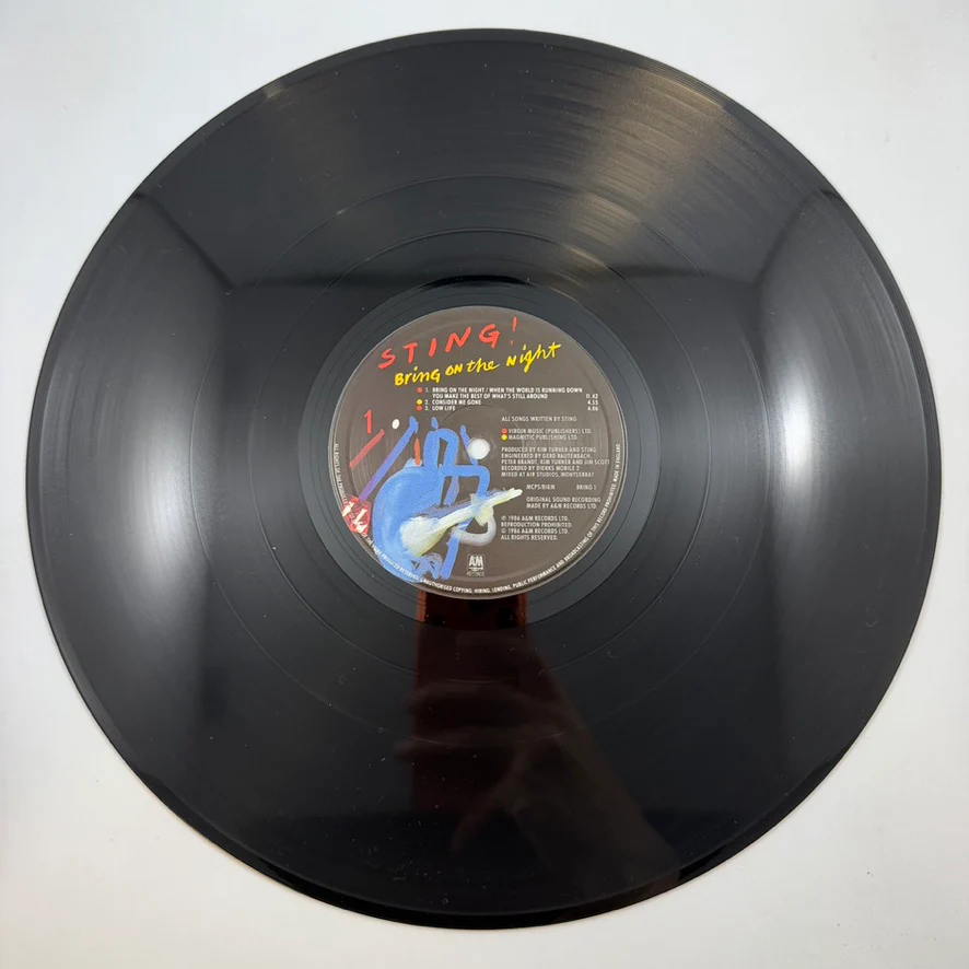 Sting – Bring On The Night LP USED Vinyl NM/VG++ - Image 5