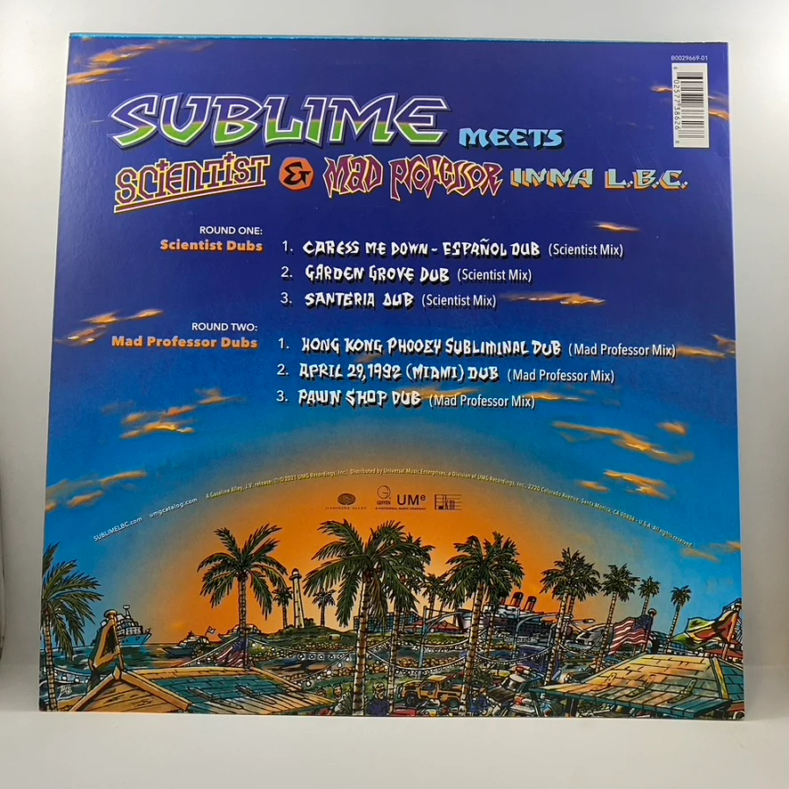 Sublime Meets Scientist & Mad Professor – Sublime Meets Scientist & Mad Professor Inna L.B.C. LP USED Vinyl NM/NM - Image 2