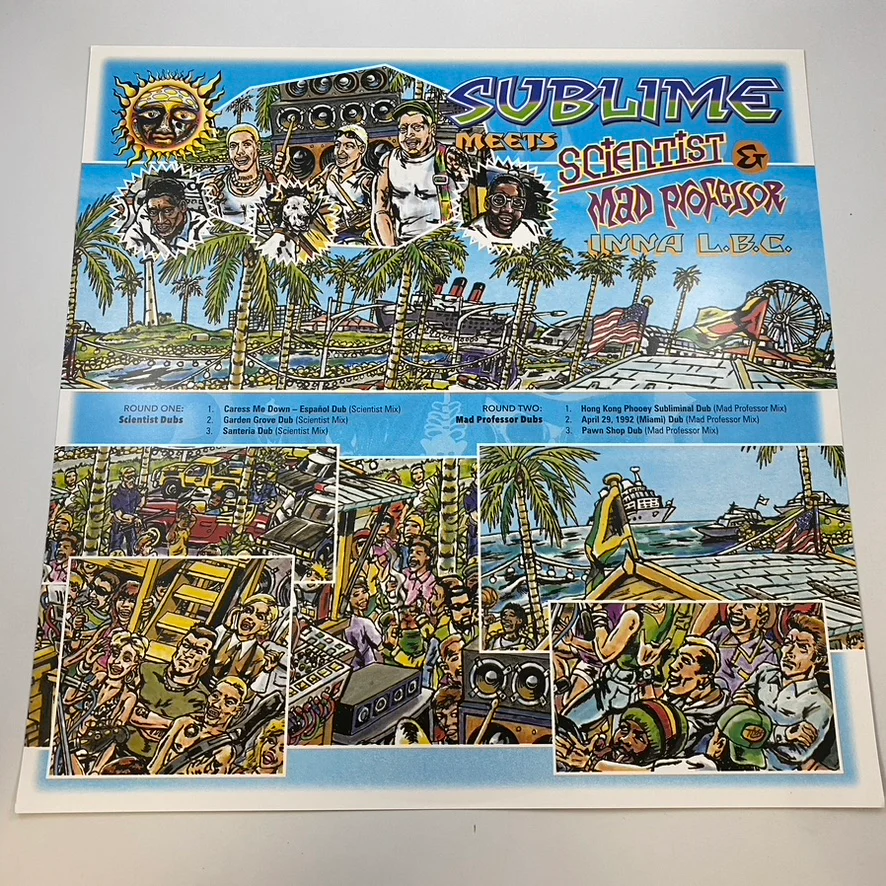 Sublime Meets Scientist & Mad Professor – Sublime Meets Scientist & Mad Professor Inna L.B.C. LP USED Vinyl NM/NM - Image 3