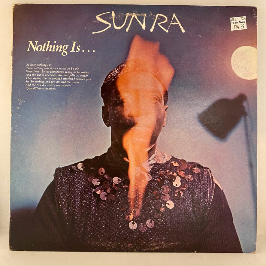 Sun Ra – Nothing Is... LP USED VG/VG+ 1970 Pressing ESP Disk