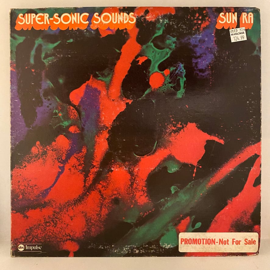 Sun Ra – Super-Sonic Sounds LP USED VG++/VG 1974 White Label Promo