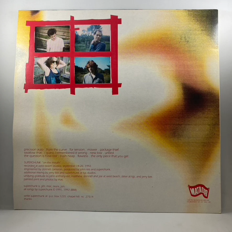Superchunk – On The Mouth LP USED Vinyl VG+/VG+ - Image 2
