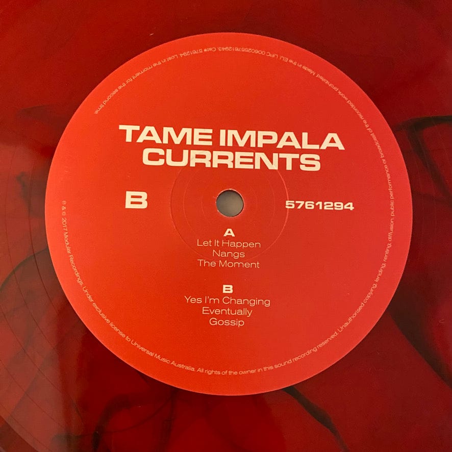 Tame Impala – Currents 3LP USED VG+/VG++ Red Vinyl Box Set w/ 7" & Flexi Disc - Image 7