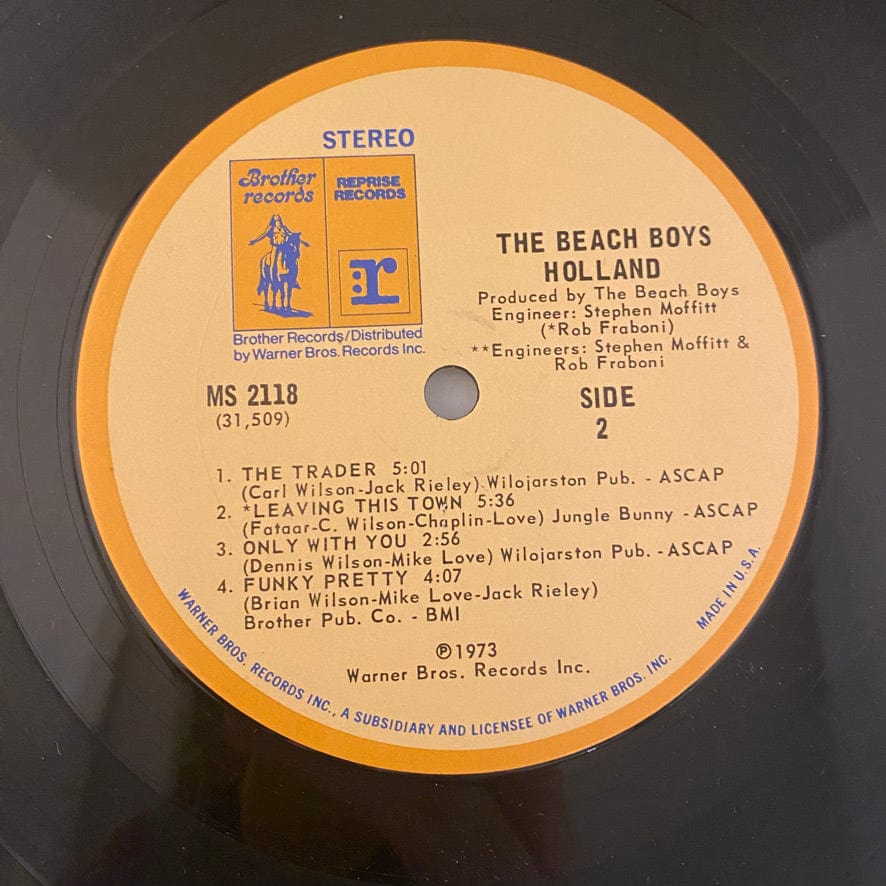 The Beach Boys – Holland LP USED VG+/VG+ 1973 Pressing - NO 7" - Image 5