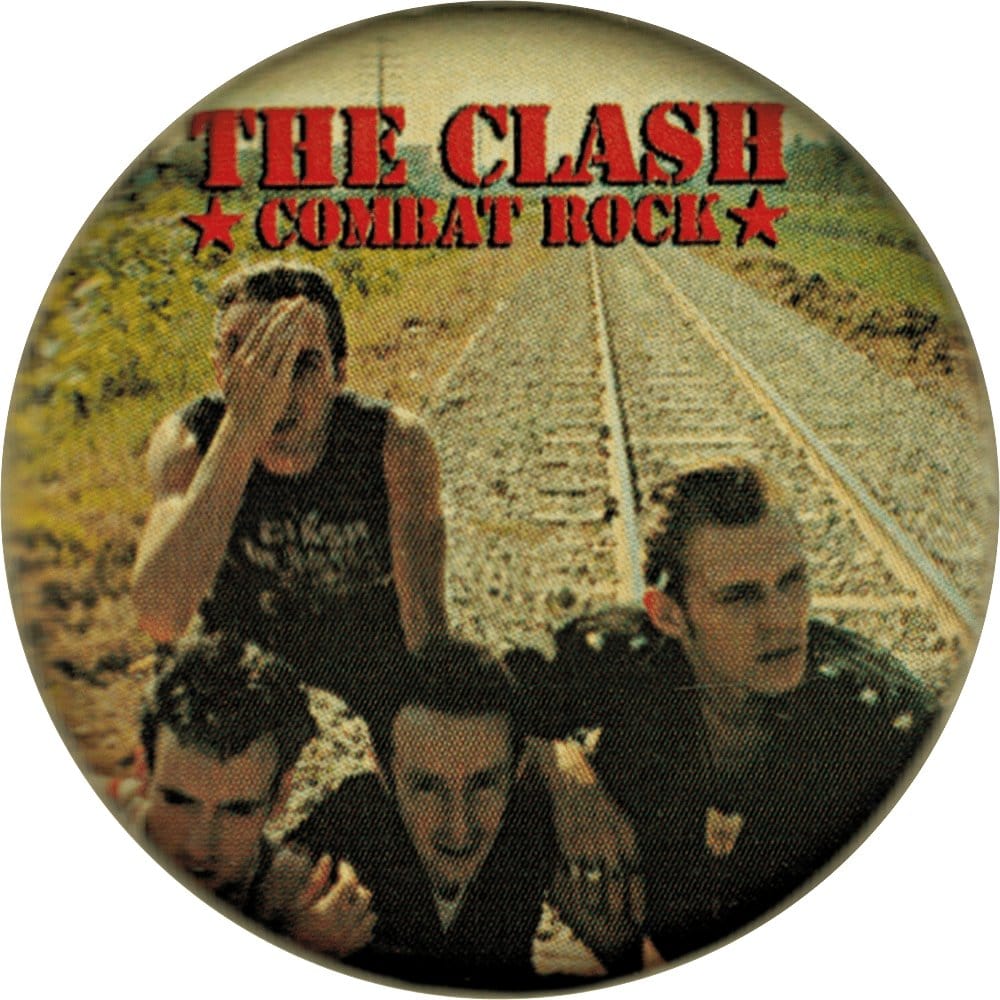 THE CLASH - Combat Rock - 1.25 inch Pin-on Button