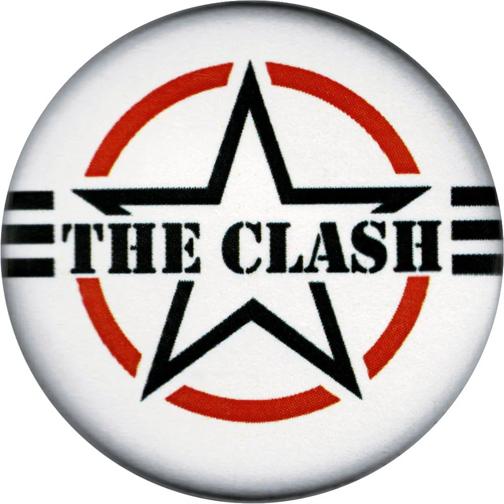 THE CLASH - Star Logo  - 1.25 inch Pin-on Button