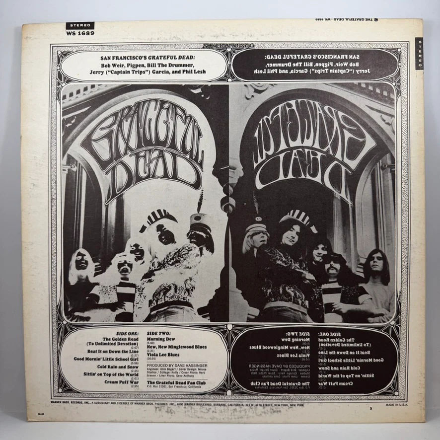 The Grateful Dead – The Grateful Dead LP USED Vinyl VG++/VG+ - Image 2