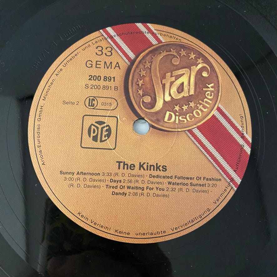 The Kinks – Star-Discothek LP USED NM/VG+ German Pressing - Image 5