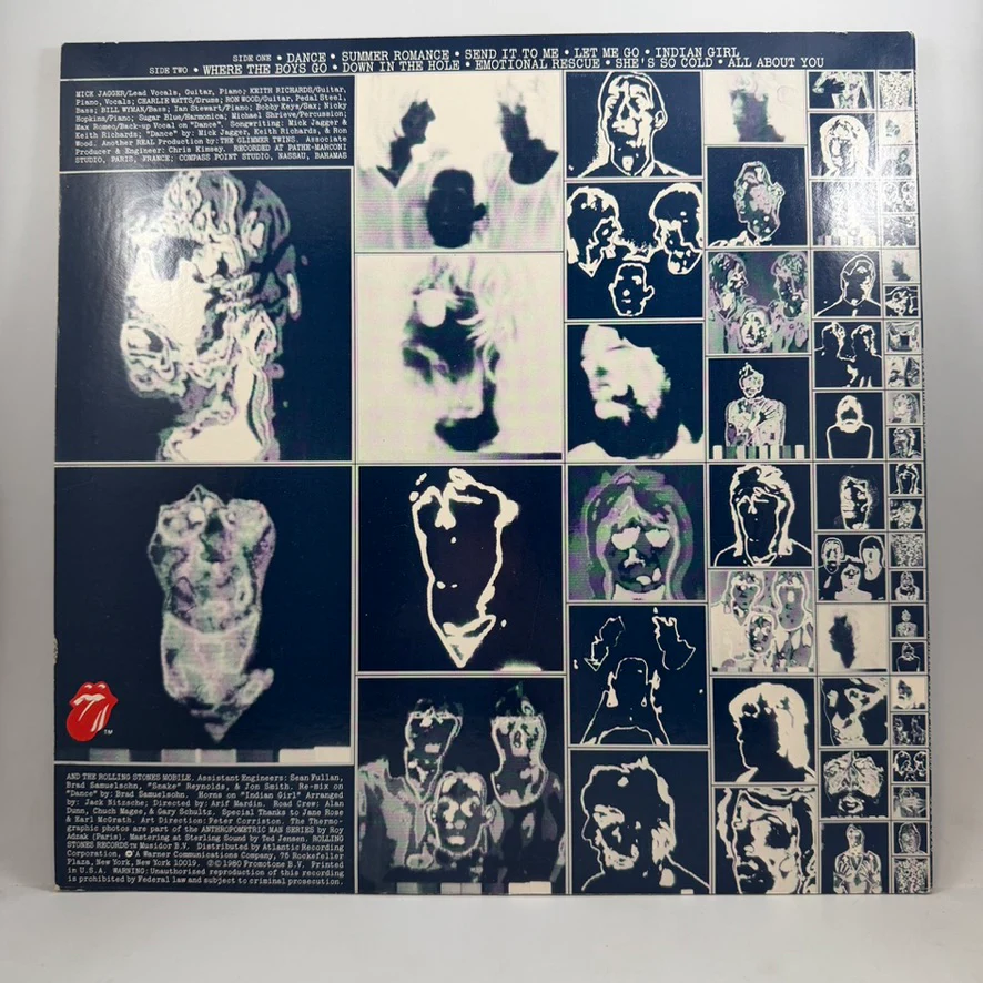 The Rolling Stones – Emotional Rescue LP USED Vinyl NM/VG+ - Image 2