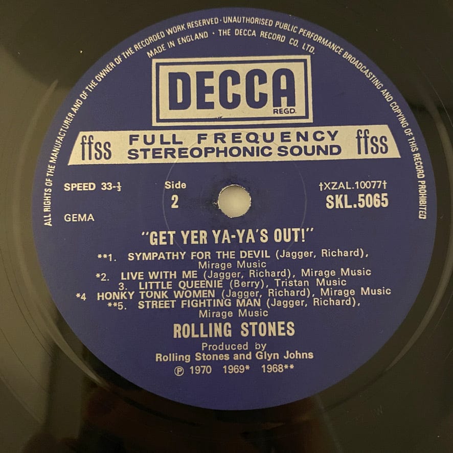The Rolling Stones – Get Yer Ya-Ya's Out! LP USED VG+/G UK Pressing - Image 7