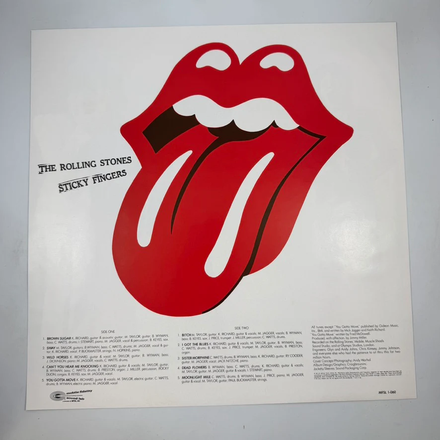 The Rolling Stones – Sticky Fingers LP USED Vinyl NM/VG Audiophile - Image 3