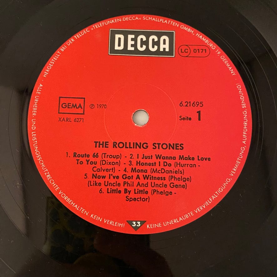 The Rolling Stones – The Rolling Stones LP USED VG++/VG+ German Pressing w/ Poster - Image 4