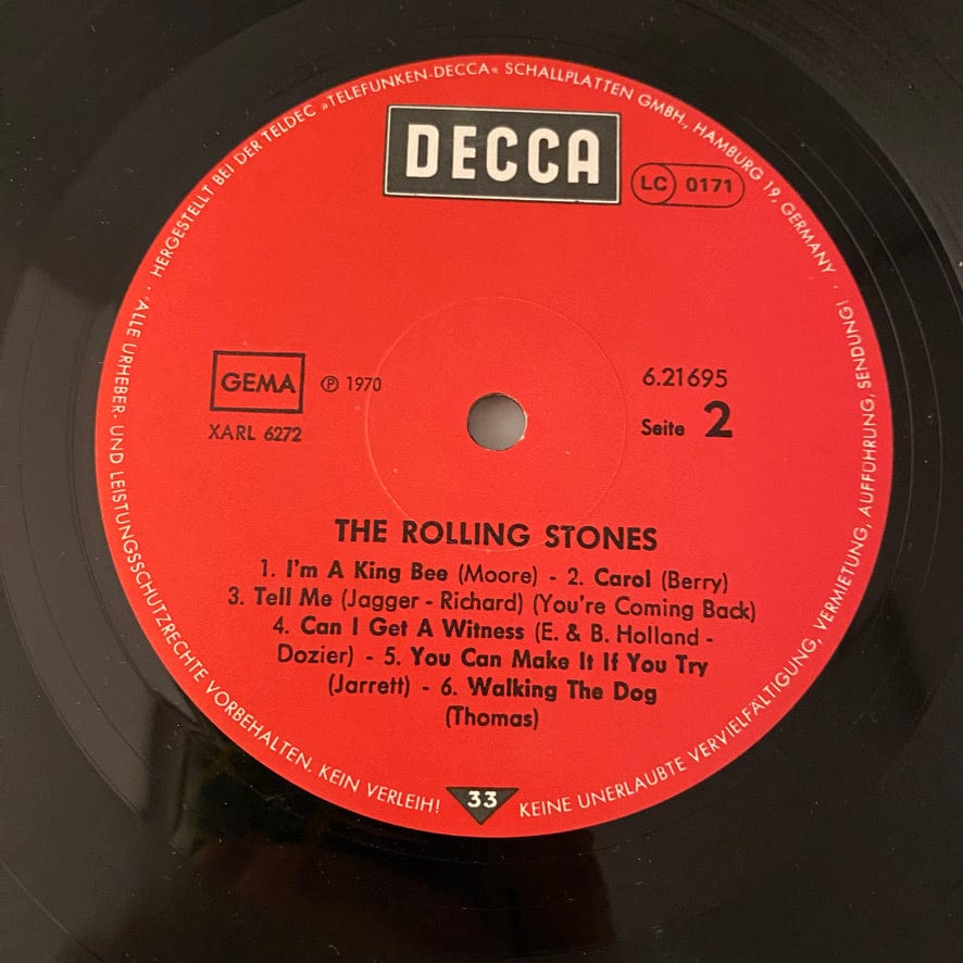 The Rolling Stones – The Rolling Stones LP USED VG++/VG+ German Pressing w/ Poster - Image 5
