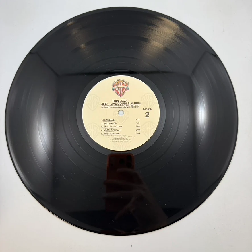Thin Lizzy – Life Live LP USED Vinyl VG+/VG+ - Image 4