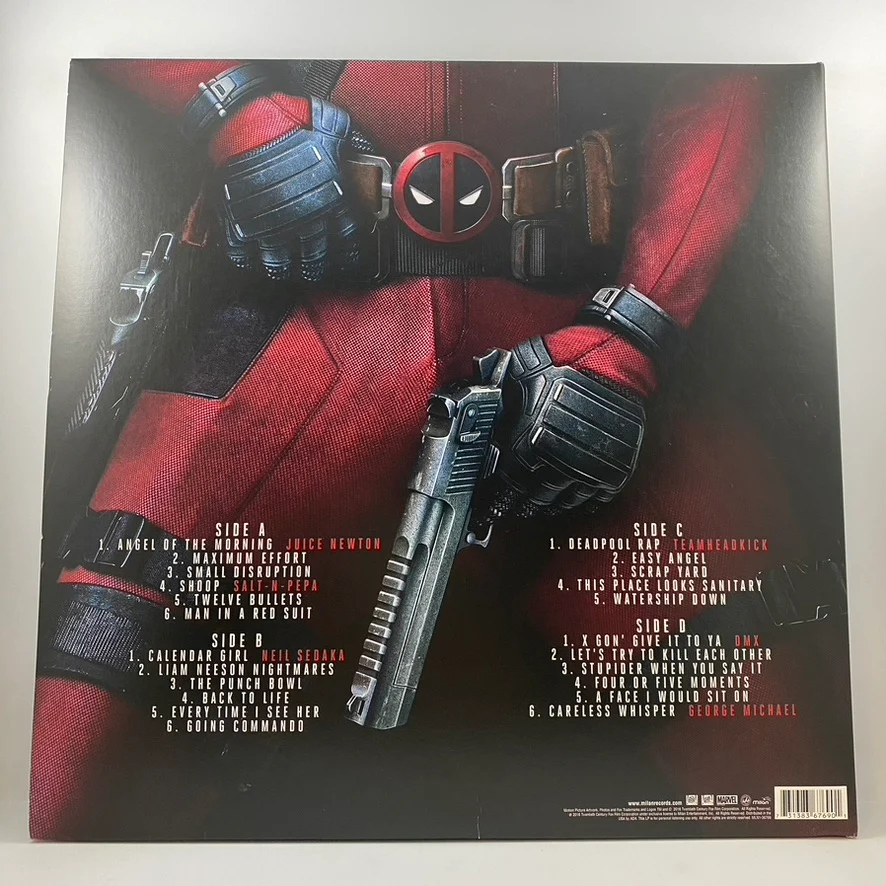 Tom Holkenborg AKA Junkie XL – Deadpool (Original Motion Picture Soundtrack) LP USED Vinyl NM/VG+ Color Vinyl - Image 2